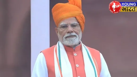 PM NARENDRA MODI AT LAL QILA