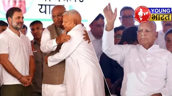 Lalu Yadav and Kharge
