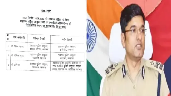 Lucknow Police Transfer 3379