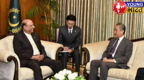 Pak President Zardari and Wang Yi Meeting