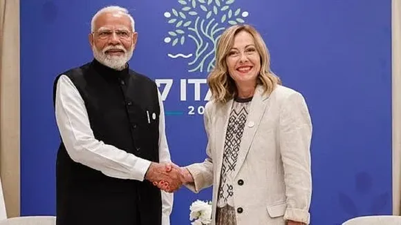 PM Modi Speaks With His Italian Counterpart Giorgia Meloni
