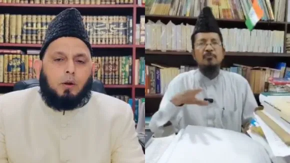 Maulana Khalid Rasheed Farangi Mahli and Shahabuddin Razvi