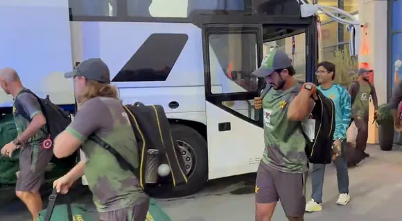 Pakistani team Reach Stadium