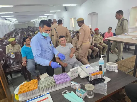 वामा वेलनेस कैम्प” के अन्तर्गत रिजर्व पुलिस लाइन में स्वास्थ्य परीक्षण शिविर का आयोजन*