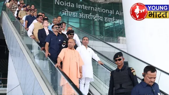 CM Yogi at Noida International Airport (2)