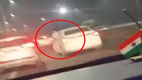 Firing on moving car