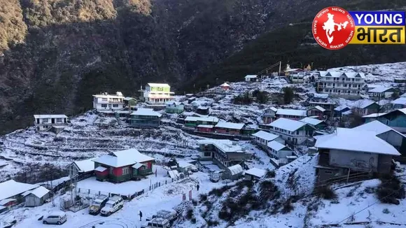 Snowfall in Sikkim