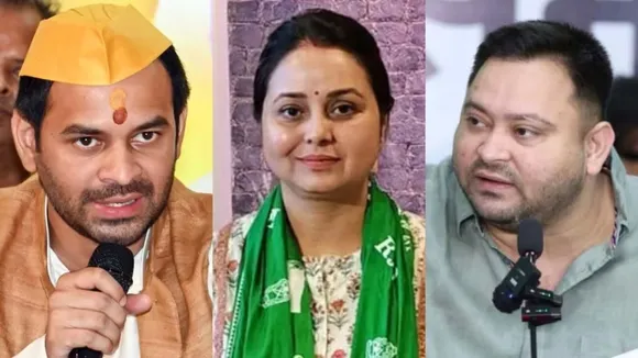 Rohini Acharya Tej Pratap Yadav Tejashwi Yadav