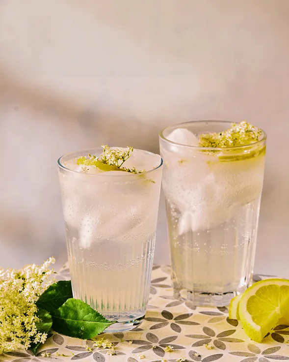 Elderflower collins