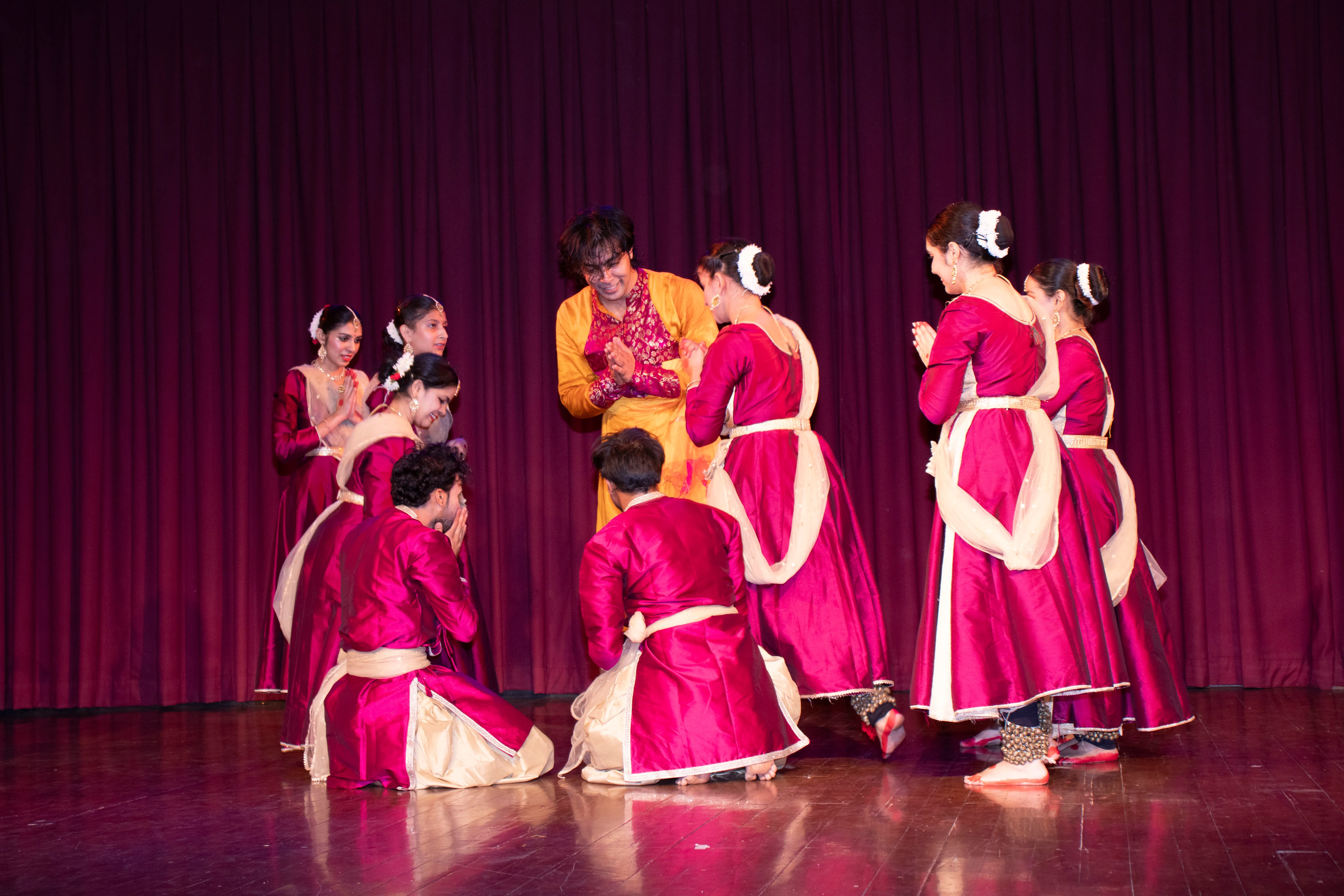 Sanjeet Gangani with his students