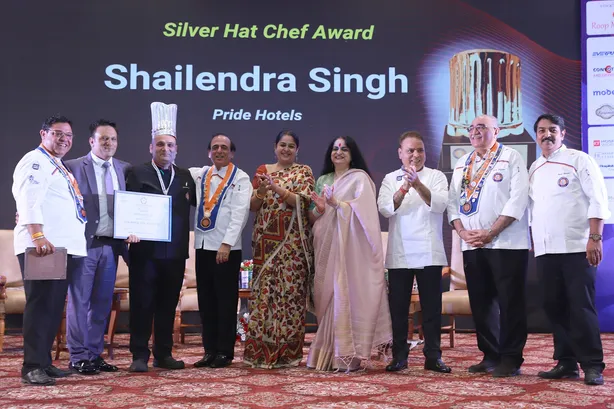 5 Silver Hat Award Chef Shailender Singh