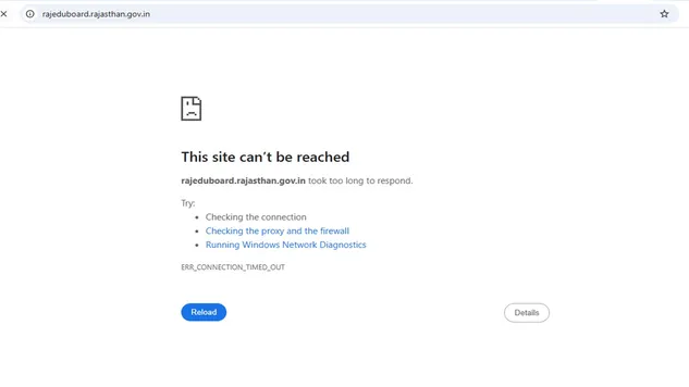 rbse result website rajeduboard rajasthan gov in