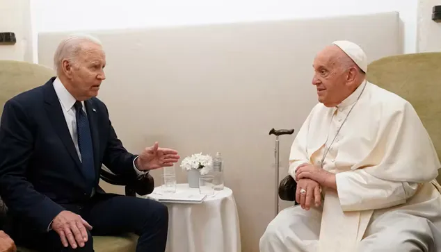 pope francis joe biden