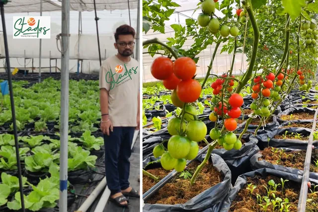 Samendra Singh Deo at his hydroponic unit in Hemgir