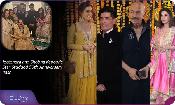 Jeetendra and Shobha Kapoor's Star-Studded 50th Anniversary Bash
