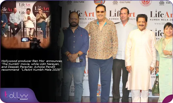 Hollywood producer Ran Mor announces 'The Kumbh' movie, while Udit Narayan, and Deepak Parashar, Ashoke Pandit recommend “LifeArt Kumbh Mela 2025” by Chaitanya Padukone