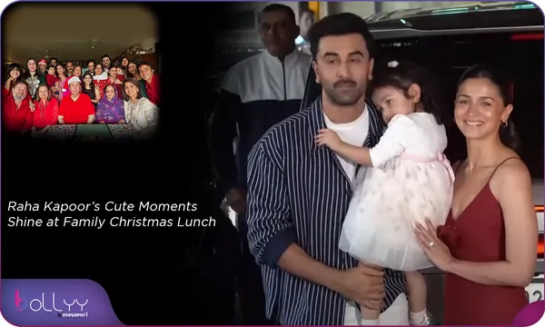 Raha Kapoor’s Cute Moments Shine at Family Christmas Lunch