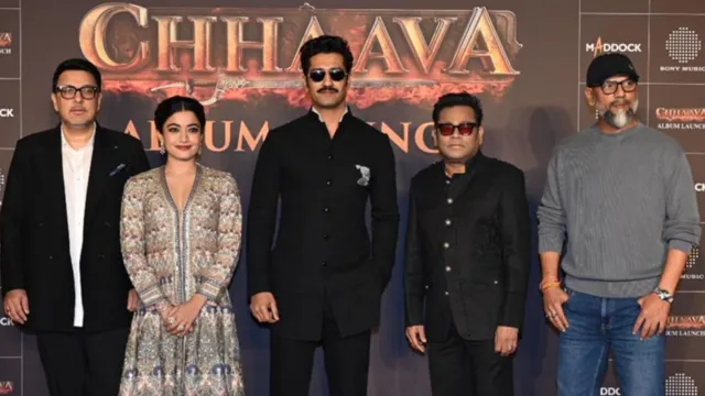 Global icon A.R. Rahman mesmerizes with Maratha-Western fusion magic at 'Chhaava' album Launch in presence of Vicky Kaushal, Rashmika and Laxman Utekar by Chaitanya Padukone