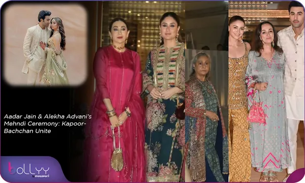 Aadar Jain & Alekha Advani’s Mehndi Ceremony: Kapoor-Bachchan Unite