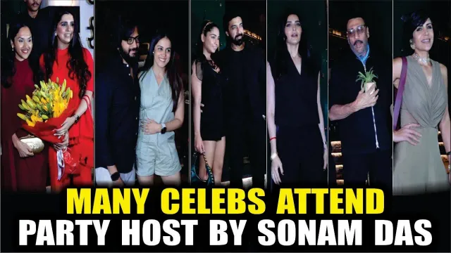 SONAM DAS HOST A DINNER PARTY: Many celebs attended the dinner party organized by Sonam Das