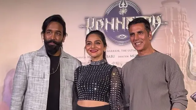 Akshay Kumar's masti-bhara 'tease-compliment' for co-star Madhoo at unveiling of 'Pan-India' epic 'Kannappa 'teaser' starring Vishnu Manchu by Chaitanya Padukone