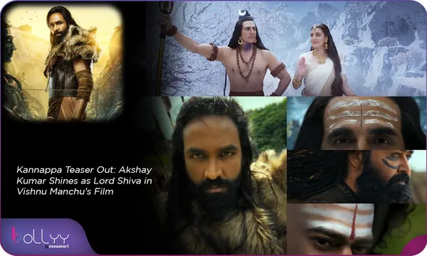 Kannappa Teaser Out: Akshay Kumar Shines as Lord Shiva in Vishnu Manchu’s Film