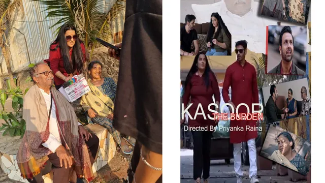 Priyanka Raina Short film: Priyanka releases her Next Short film poster titled "Kasoor"