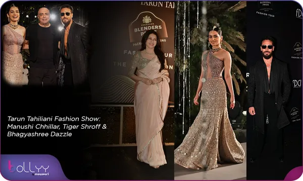 Tarun Tahiliani Fashion Show: Manushi Chhillar, Tiger Shroff & Bhagyashree Dazzle