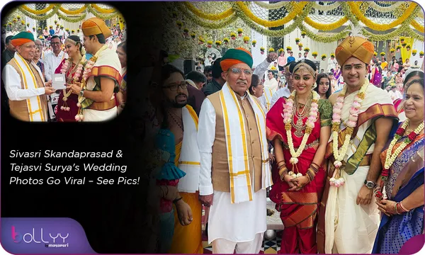 Sivasri Skandaprasad & Tejasvi Surya's Wedding Photos Go Viral – See Pics!
