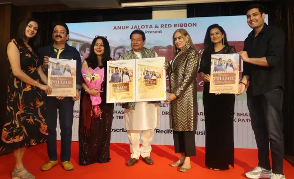 Anup Jalota shares what is 'common' between 'cricket victory' and 'music video' --while honoring “Hamara College Mein Jaana” music video team---released by Red Ribbon! by Chaitanya Padukone