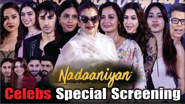 Nadaaniyan Special Screening -  Bollywood Celebrities Attend the Star-Studded Event