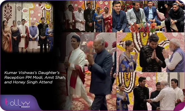 Kumar Vishwas’s Daughter’s Reception PM Modi, Amit Shah, and Honey Singh Attend