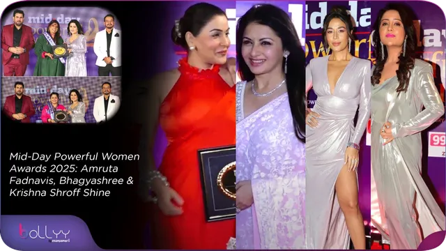 Mid-Day Powerful Women Awards 2025: Amruta Fadnavis, Bhagyashree & Krishna Shroff Shine