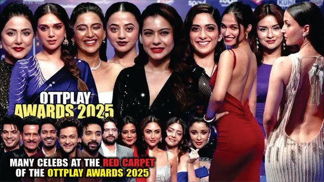 OTTplay Awards 2025: Kajol, Aditi Rao, Jyothika, Priyamani, and Hina Khan Shine at the Starry Night