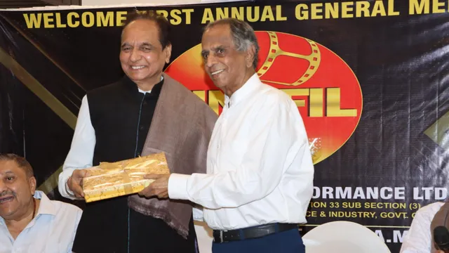 Royalty will now become reality! Rishi Raj and Kumar Mohan of CINEFIL--PPL  unveil landmark distribution policy in presence of Pahlaj Nihalani, B.Subhash, Mehul Kumar, Priti Sapru, Rikku, Kuku Kohli. by Chaitanya Padukone