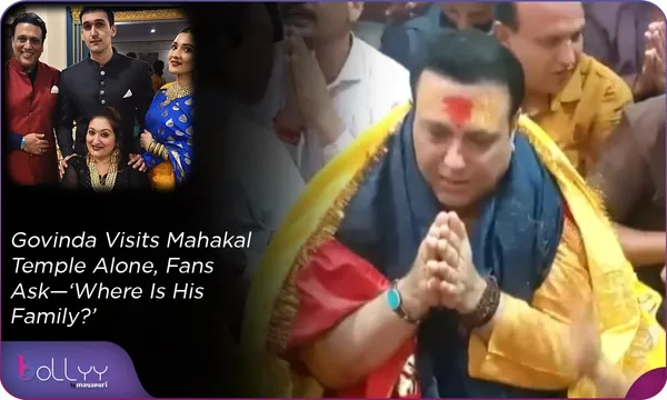 Govinda Visits Mahakal Temple Alone, Fans Ask—‘Where Is His Family?’