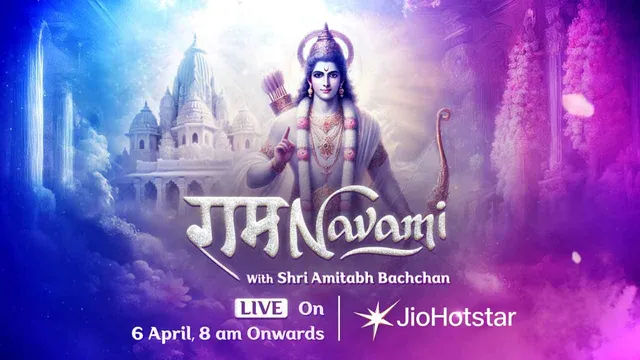 JioHotstar and Padma Vibhushan Shri. Amitabh Bachchan Unite to Bring the Sacred Splendor of Ram Navami to Millions through a special livestream