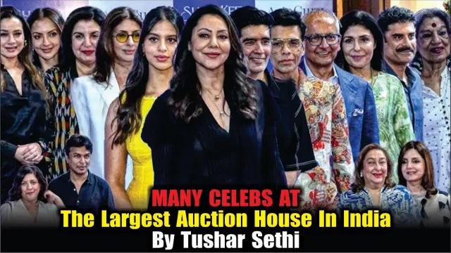 Tushar Sethi Auction Event: Bollywood Stars Shine at Glamorous Mumbai Evening