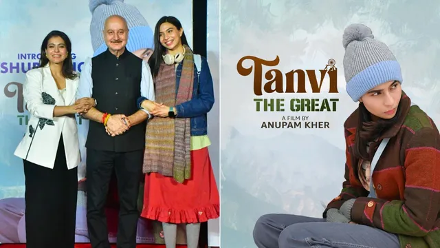 "We launch bright talents and not just faces," insists 'director' Anupam Kher at the teaser launch of 'Tanvi the Great', whose debuting lead actor Shubhangi was 'blessed' by iconic Kajol by Chaitanya Padukone