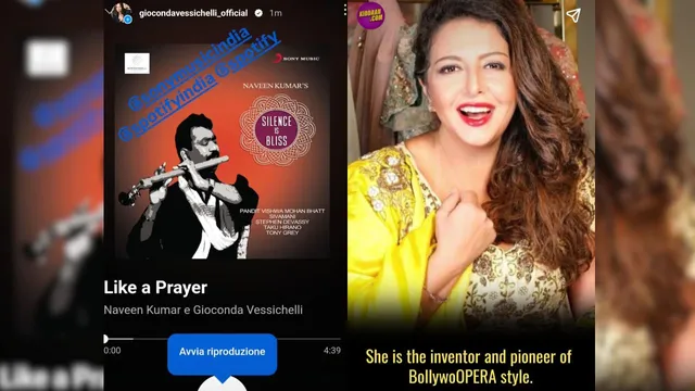 Gioconda Vessichelli and AR Rahman's flutist Naveen Kumar's new song 'Like a Prayer' on Sony label