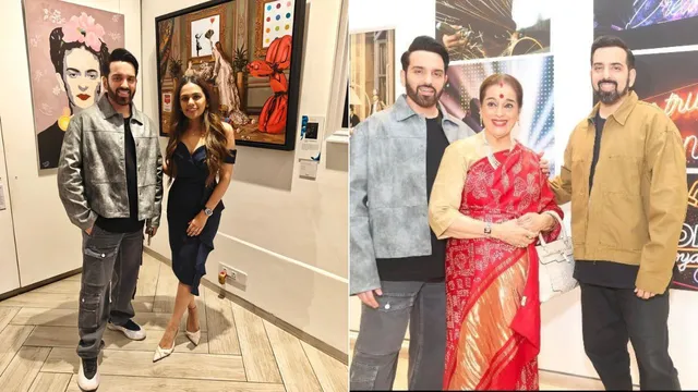 Why Punam Sinha was emotionally moved with pride, at  HoC x Designera’s The Art of Confluence classy show co-hosted by her talented sons Luv Sinha and Kussh Sinha ? by Chaitanya Padukone