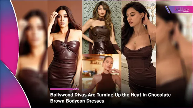 Bollywood Divas Are Turning Up the Heat in Chocolate Brown Bodycon Dresses