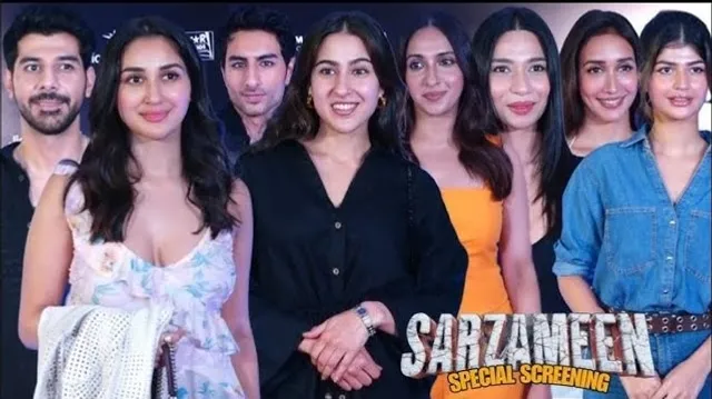 Sarzameen Special Screening: Sara Supports Ibrahim, Anupam Kher Joins Tanvi Star