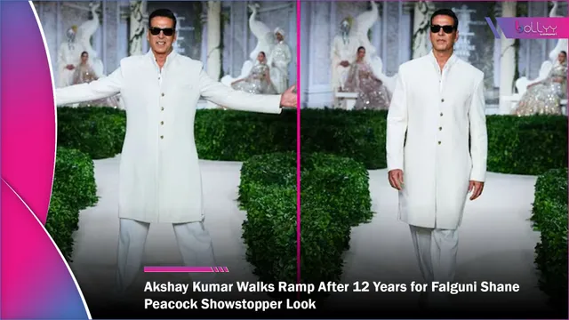 Akshay Kumar Walks Ramp After 12 Years for Falguni Shane Peacock Showstopper Look