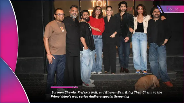 Surveen Chawla, Prajakta Koli, and Bhuvan Bam Bring Their Charm to the Prime Video’s web series Andhera special Screening