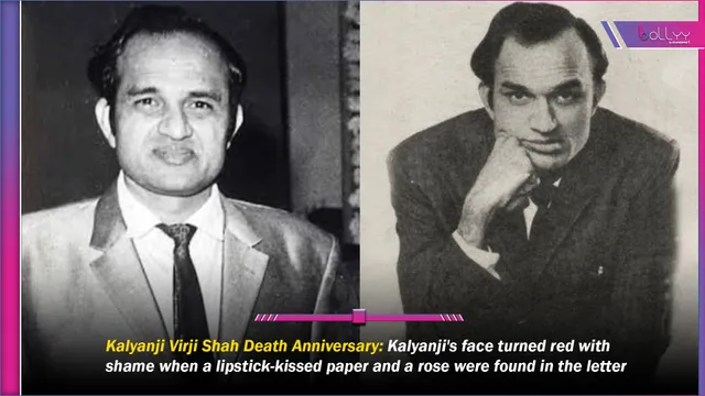 Kalyanji Virji Shah Death Anniversary: Kalyanji's face turned red with shame when a lipstick-kissed paper and a rose were found in the letter