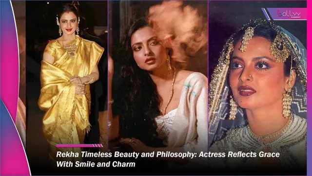 Rekha Timeless Beauty and Philosophy: Actress Reflects Grace With Smile and Charm