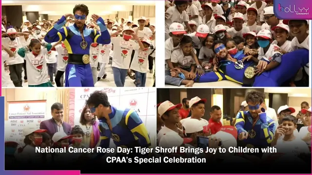 National Cancer Rose Day: Tiger Shroff Brings Joy to Children with CPAA’s Special Celebration