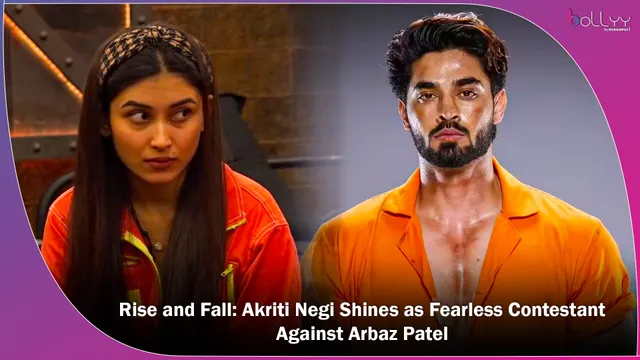 Rise and Fall: Akriti Negi Shines as Fearless Contestant Against Arbaz Patel