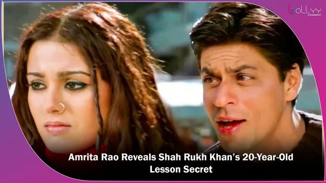 Amrita Rao Reveals Shah Rukh Khan’s 20-Year-Old Lesson Secret